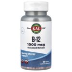 KAL, Vitamin B-12, Sustained Release, 1,000 mcg, 100 Tablets