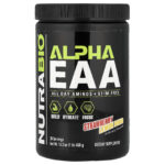 NutraBio, Alpha EAA, Strawberry Lemon Bomb, 1 lb (458 g)
