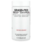 Codeage, Grass Fed Beef Thymus, 180 Capsules