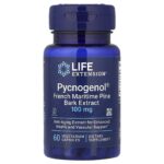 Life Extension, Pycnogenol®, French Maritime Pine Bark Extract, 100 mg, 60 Vegetarian Capsules