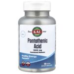KAL, Pantothenic Acid, 100 Tablets