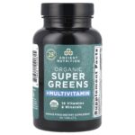 Ancient Nutrition, Organic Super Greens + Multivitamin, 90 Tablets
