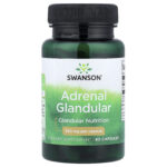 Swanson Vitamins, Adrenal Glandular, 350 mg, 60 Capsules