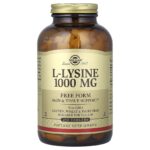Solgar, L-Lysine, Free Form, 1,000 mg, 250 Tablets