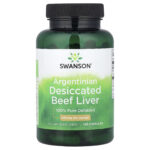 Swanson Vitamins, Argentinian Desiccated Beef Liver, 500 mg, 120 Capsules