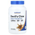 Nutricost, Devil's Claw, 300 mg, 120 Capsules
