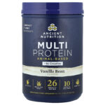 Ancient Nutrition, Multi Protein + Creatine, Animal-Based, Vanilla Bean, 1.33 lb (604 g)