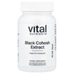 Vital Nutrients, Black Cohosh Extract, 60 Vegan Capsules (250 mg per Capsule)