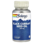 Solaray, Black Currant Seed Oil, 600 mg, 90 Softgels