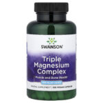 Swanson Vitamins, Triple Magnesium Complex, 400 mg, 100 Vegan Capsules