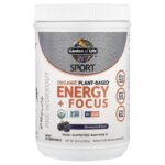Garden of Life, Sport, Organic Plant-Based Energy + Focus, Blackberry, 15.3 oz (432 g)