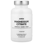Codeage, Amen Magnesium Citrate, 60 Vegetable Capsules