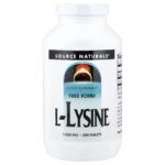 Source Naturals, L-Lysine, 1,000 mg, 200 Tablets