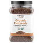 Nutricost, Pantry, Organic Flaxseeds, 32.4 oz (907 g)