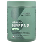 Sports Research, Organic Greens, Original, 7.05 oz (200 g)