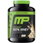 MusclePharm, Combat® 100% Whey Protein Powder, Vanilla Ice Cream, 5 lbs (2.24 kg)
