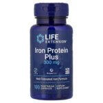 Life Extension, Iron Protein Plus, IronAid, 300 mg, 100 Vegetarian Capsules