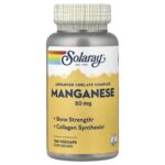 Solaray, Manganese, Advanced Chelate Complex, 50 mg, 100 VegCaps