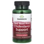 Swanson Vitamins, Red Yeast Rice Cholesterol Support, 60 Vegan Capsules