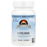 Source Naturals, Serene Science®, L-Theanine, 60 Tablets