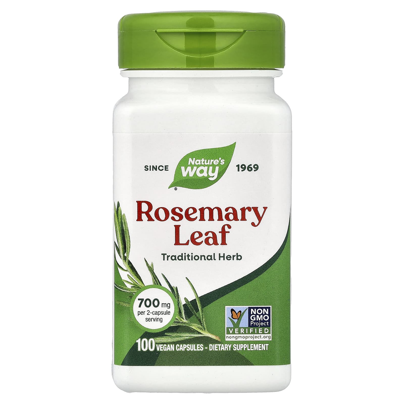 6eb12ae167d33915 Nature's Way, Rosemary Leaf, 100 Vegan Capsules (350 mg per Capsule) - Image 1