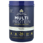 Ancient Nutrition, Multi Protein, Animal-Based, Vanilla, 1.14 lb (519 g)