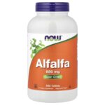 NOW Foods, Alfalfa, 650 mg, 500 Tablets