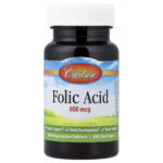 Carlson, Folic Acid, 800 mcg, 300 Vegetarian Tablets