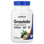 Nutricost, Graviola, 240 Capsules (100 mg per Capsule)