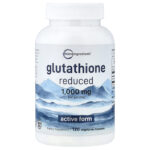 Micro Ingredients, Glutathione, Reduced, 120 Vegetarian Capsules (500 mg per Capsule)