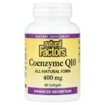 Natural Factors, Coenzyme Q10, 400 mg, 60 Softgels