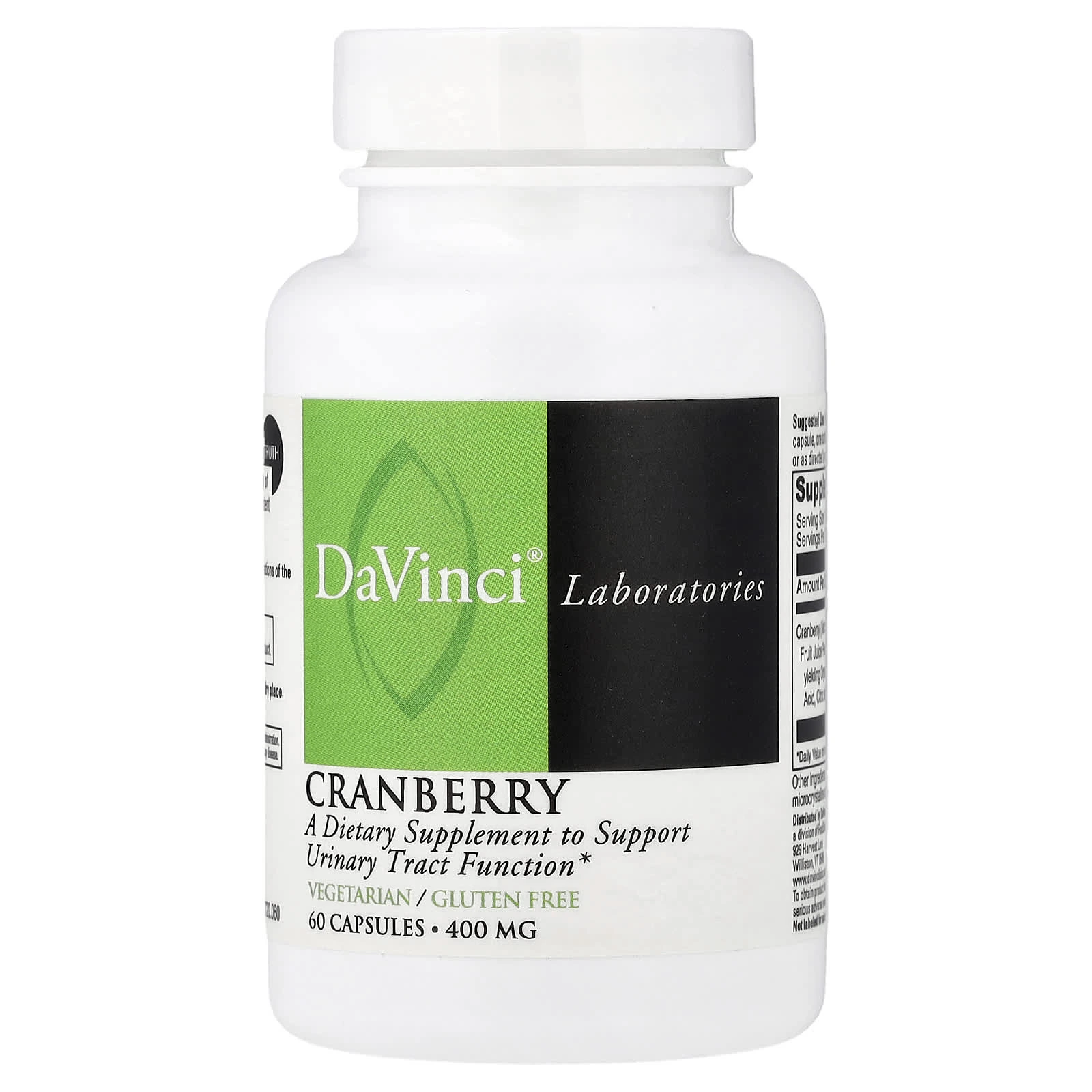 77f89b2c9cca8930fe17 DaVinci Laboratories, Cranberry, 400 mg, 60 Capsules - Image 1