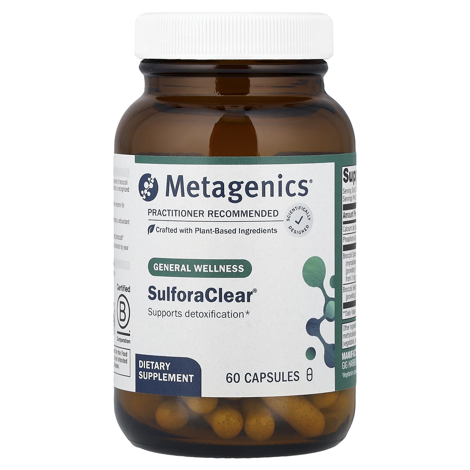 78ad731f1d3b0d1c Metagenics, SulforaClear®, 60 Capsules - Image 1