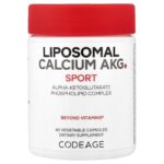 Codeage, Sport, Liposomal Calcium AKG, 60 Vegetable Capsules (700 mg per Capsule)