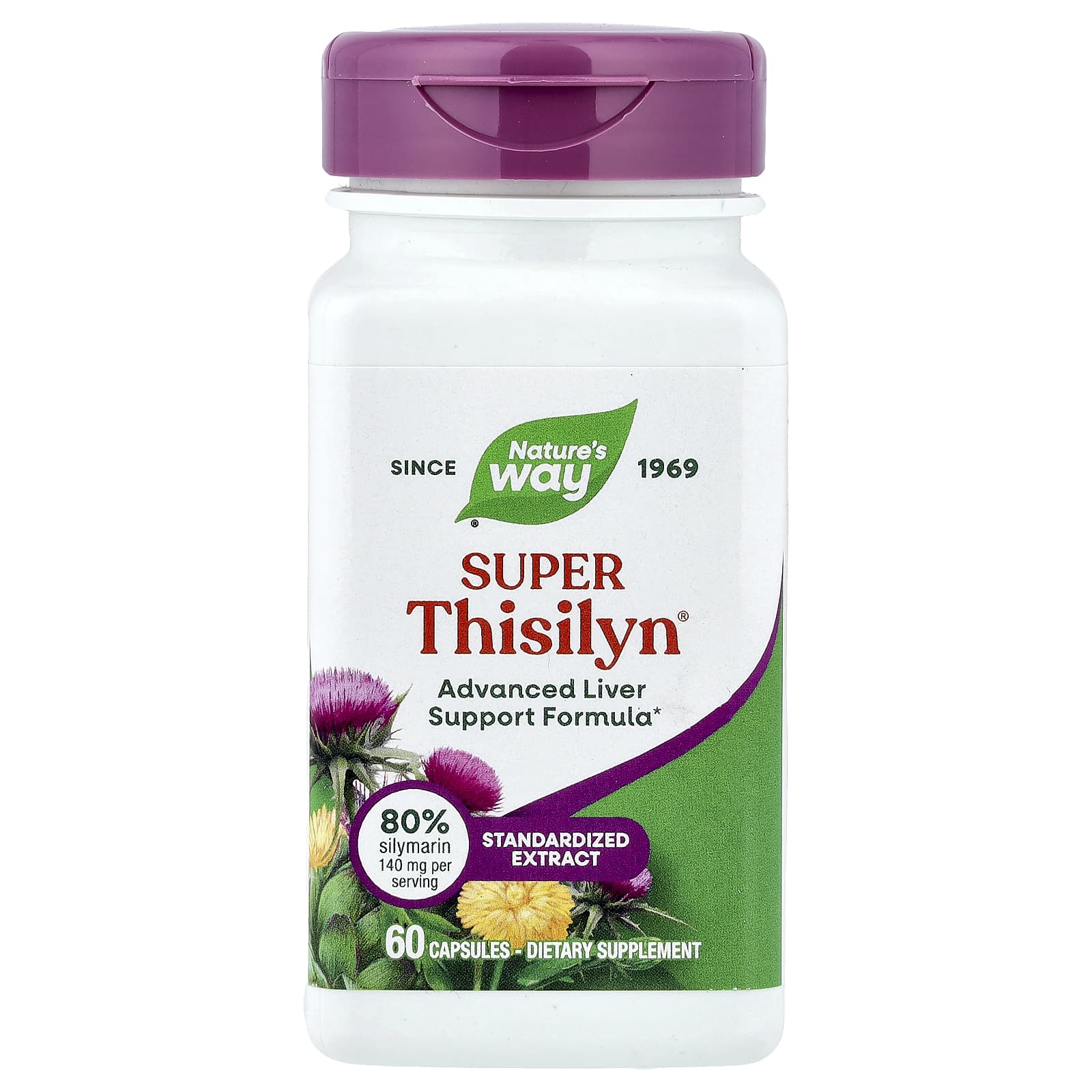 7a58eda4782a1534 Nature's Way, Super Thisilyn®, 60 Capsules - Image 1
