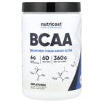 Nutricost, Performance, BCAA, Unflavored, 12.9 oz (360 g)