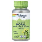 Solaray, True Herbs, Nopal, Prickly Pear Cactus, 500 mg, 100 VegCaps