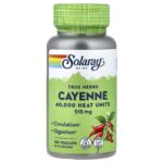 Solaray, True Herbs, Cayenne, 515 mg, 100 VegCaps