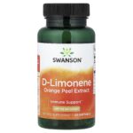 Swanson Vitamins, D-Limonene, Orange Peel Extract, 250 mg, 60 Softgels