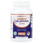 Vitamatic, Melatonin, Natural Berry, 20 mg, 120 Fast Dissolve Tablets