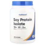 Nutricost, Soy Protein Isolate, Unflavored, 2 lb (907 g)