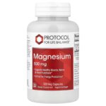 Protocol for Life Balance, Magnesium, 500 mg, 120 Veg Capsules