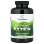 Swanson Vitamins, Full Spectrum® Turmeric, 720 mg, 240 Vegan Capsules