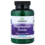 Swanson Vitamins, Magnesium Oxide, 200 mg, 250 Vegan Capsules