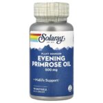 Solaray, Plant Sourced Evening Primrose Oil, 500 mg, 90 Softgels