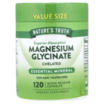 Nature's Truth, Magnesium Glycinate, Chelated, 120 Quick Release Capsules (100 mg per Capsule)