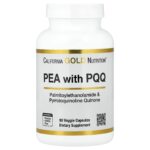 California Gold Nutrition, PEA 300 mg + PQQ 10 mg, 90 Veggie Capsules