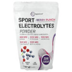 Micro Ingredients, Sport Electrolytes Powder, Berry Punch, 2 lbs (907 g)