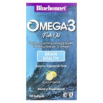 Bluebonnet Nutrition, Omega-3 Fish Oil, Lemon, 120 Softgels