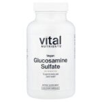 Vital Nutrients, Vegan Glucosamine Sulfate, 120 Vegan Capsules (750 mg per Capsule)